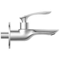 KA-3103 Long Nose Bib Tap With Wall Flange