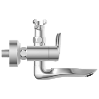 KA-3121 Wall Mixer 2 In 1 With Crutch, Connecting Legs With Wall Flange