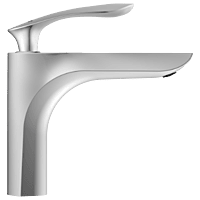 KA-3127 Single Lever Basin Mixer With Braided Hoses (Table Mounted Model)