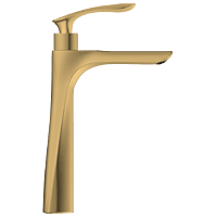 KA-GG-3117 High Neck Pillar Tap (Gold)