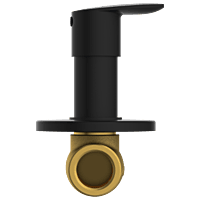 KA-MB-3124 Concealed Stop Cock 20mm Body With Upper Part Set (Matt Black)