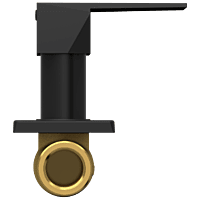 LV-MB-2024 Concealed Stop Cock 20mm Body With Upper Part Set (Matt Black)