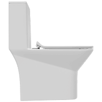 OPC-31211UF Kia Siphonic One Piece Closet S Trap (9" Inch) With UF Soft Close Seat Cover With Hinges, Fixing Accessories Set and Accessories Set, Cistern Fittings