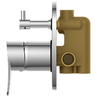 PR-2155 3 Inlet 2 Outlet High Flow Diverter Body With Upper Part Set