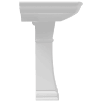 WFP-26731 Solo Wash Basin 25" x 20" With Full Pedestal