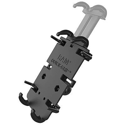 RAM® Quick-Grip™ XL Phone Mount with Handlebar U-Bolt Base - Short