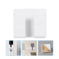 Wall Mounted Mobile Holder Storage Case for Mobile(8.5 cm X 10 cm, White)