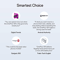 OnePlus 13R 5G (Nebula Noir, 256 GB)  (12 GB RAM)