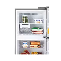 LG 272L Double Door Refrigerator, Convertible, Multi Air Flow, Shiny Steel, 2 Star