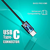 CB3 Sterio Earphones Black Foxin