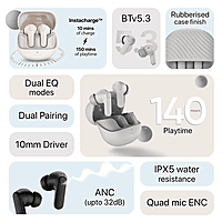 Noise Buds X2 Ebony Black