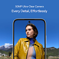 Oppo A6 5G (Ice White, 6GB RAM,128GB Storage)