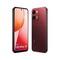 vivo Y51 Pro 5G (Festive Red, 8GB RAM, 128GB Storage)
