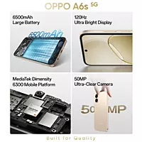 OPPO A6s 5G (Aurora Gold, 128 GB) (4 GB RAM)