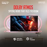 Acerpure 1.08m (43 inch)Swift Neo UHD Smart TV GTV 5.0 AP43UG75PSFN5 |Ref+ Design |Android 14|Dolby Atmos| 30W Sound | HDR10|Built-in Satellite Tuner | Wall Mount Included