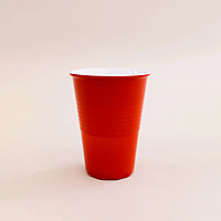 The Magic Balloons- Set of 30 Red Beer Pong Glasses 450ml Red Beer Pong Cups  Durable and Reusable Red Party Glasses Perfect for Christmas, Holi, and Diwali.