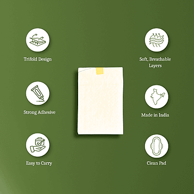 Corn Starch Based Sanitary Pads ( XXL ) ( Pack Of 15 Pads)