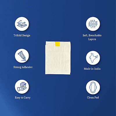 Corn Starch Based Sanitary Pads ( XL ) ( Pack Of 15 Pads)