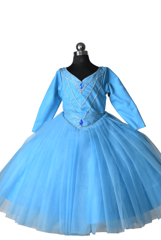Elsa Frozen Theme Princess Gown
