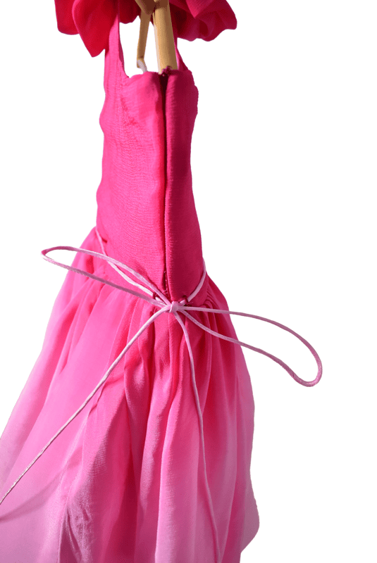 Fuchsia Moonlight One Shoulder Dress