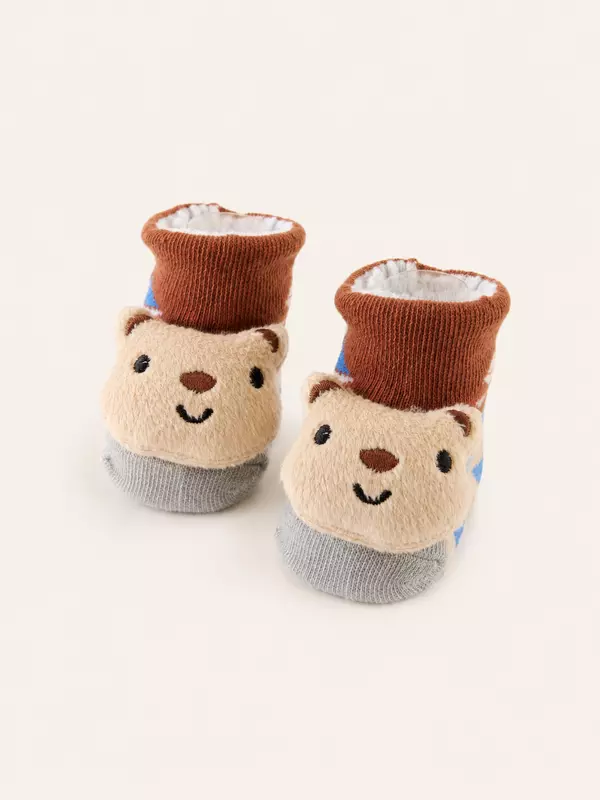 Cotton Cute Booties Set(0-1 Year)