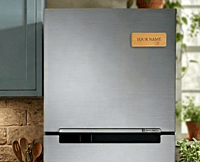 Bamboo Fridge Magnet, No 10, Rectangular, 7.5 x 3 cm