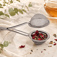 ST24 Ball Shape Infuser with Criss Cross Handle Design