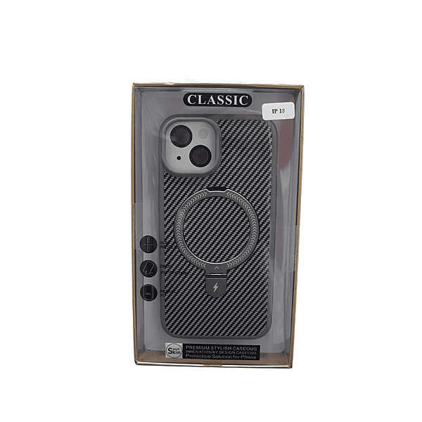 Classic iPhone 13 Carbon Fiber Case – Slim Fit | Shockproof Protection | Premium Finish