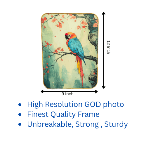 Tropical Paradise Macaw Wall Art – Vibrant Nature Decor to Brighten Your Home