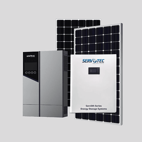 4 KW Hybrid Solar System Servotec