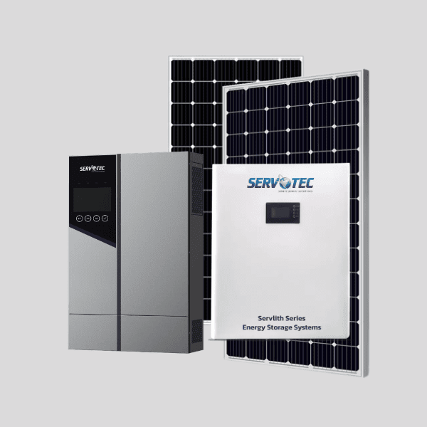 4 KW Hybrid Solar System Servotec