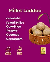 Millet Laddoo - 200 g | with Jaggery & Cow Ghee | Gluten Free