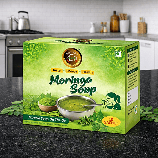 Instant Mix Moringa Soup Powder - Moringa Plain