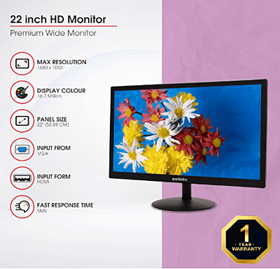 Zebion Monitor 22" Hd