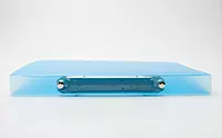 A4 Slim Blue Translucent Ringbinder