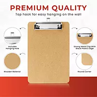 A5 Quality Wooden Clipboard with Hanging Hole