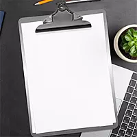 Janrax A4 Aluminum Clipboard Butterfly Clip