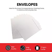 Pack of 500 C5 White Envelopes
