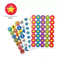 Pack of 420 Motivational Blobs 24mm Self-Adhesive Labels