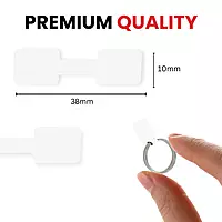Pack of 576 White Jewellery Labels 10x38mm