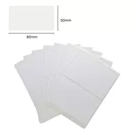 Pack of 14 White 50x80mm Rectangular Labels