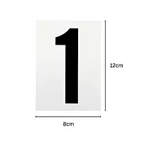 Waterproof Wheelie Bin Black Letter A Sticker