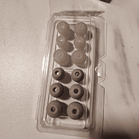 Sony Earbud Tips, 3 Pairs (L/M/S) Replacement Eartips for LinkBuds S, WF-1000XM4, Soft, Comfortable – Black