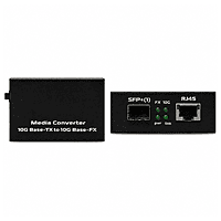 Ethernet Media Converter 10G  | 1×10G RJ45 Port + 1×10G SFP+ Slot