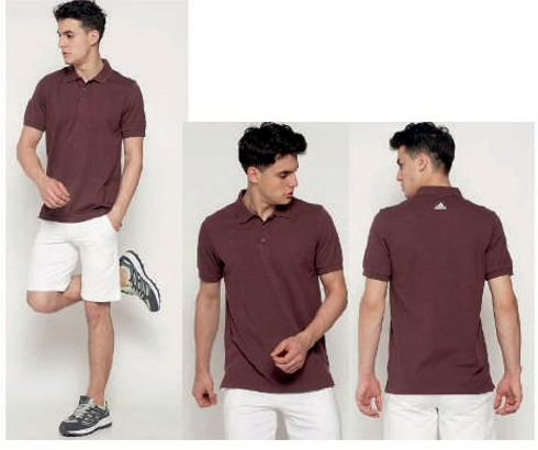 Addas Poly Cotton T-Shirt, Article No.BS0674