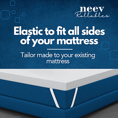 Neev 2 Inches Cool Gel Memory Foam Rollable Topper