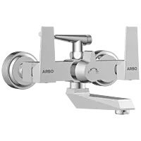 LV-2021 Wall Mixer 2 In 1 With Crutch, Connecting Legs With Wall Flange