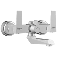 LV-2050 Wall Mixer With Connector For Hand Shower Arrangement With Connecting Legs, Wall Flange & Wall Bracket For Hand Shower