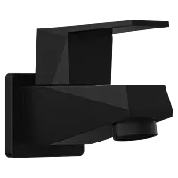 LV-MB-2002 Bib Tap With Wall Flange (Matt Black)