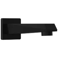 SP-MB-5317 Bath Tub Spout With Wall Flange (Bath Spout Collection) (Matt Black)